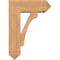 Ekena Millwork Legacy Arts and Crafts Smooth Bracket w/ Offset Brace, Western Red Cedar, 7 1/2"W x 20"D x 28"H BKT0806X20X28LEC03SWR - alternate 2